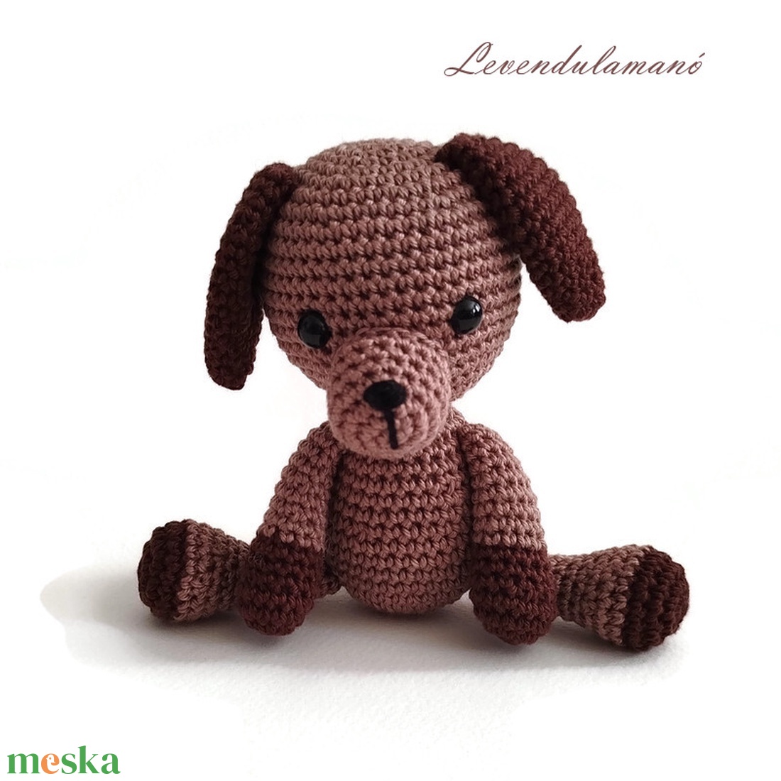 Horgolt barna kiskutya amigurumi - játék & sport - plüssállat & játékfigura - kutya - Meska.hu Horgolt barna kiskutya amigurumi - játék & sport - plüssállat & játékfigura - kutya - Meska.hu
