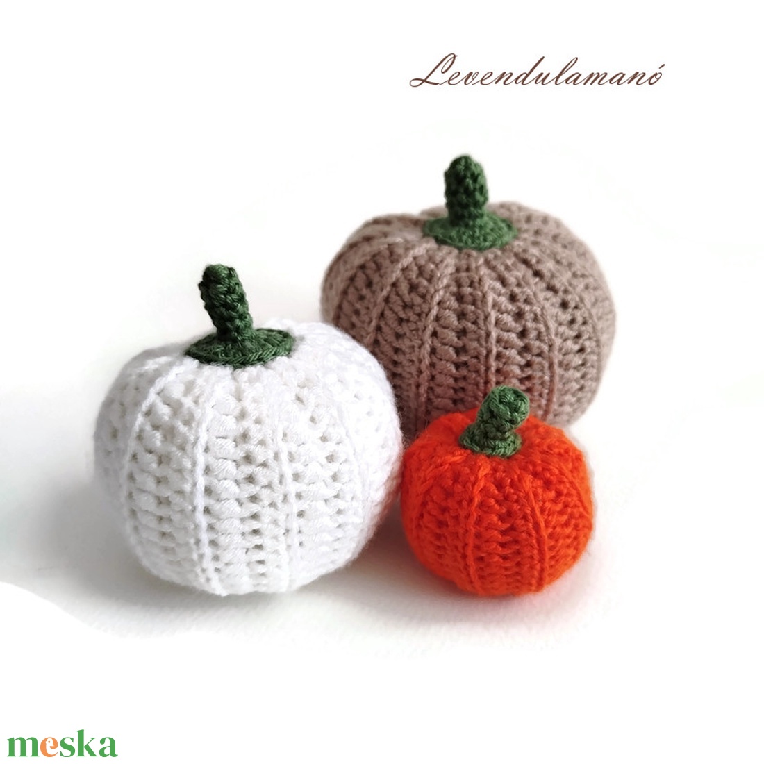 Horgolt tök dekoráció 3 darabos csomag - otthon & életmód - dekoráció - halloween - halloweeni tök - Meska.hu Horgolt tök dekoráció 3 darabos csomag - otthon & életmód - dekoráció - halloween - halloweeni tök - Meska.hu