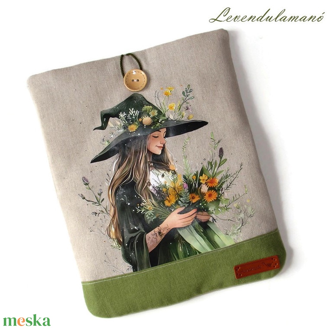 Tündér könyvszütyő, könyvtok - könyv & zene - könyvtok - Meska.hu