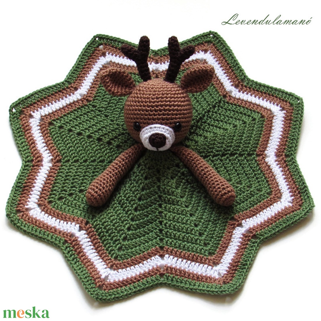 Rendelhető - Szarvasos szundikendő - baba - mama - baba játékok - szundikendő, alvóka - Meska.hu