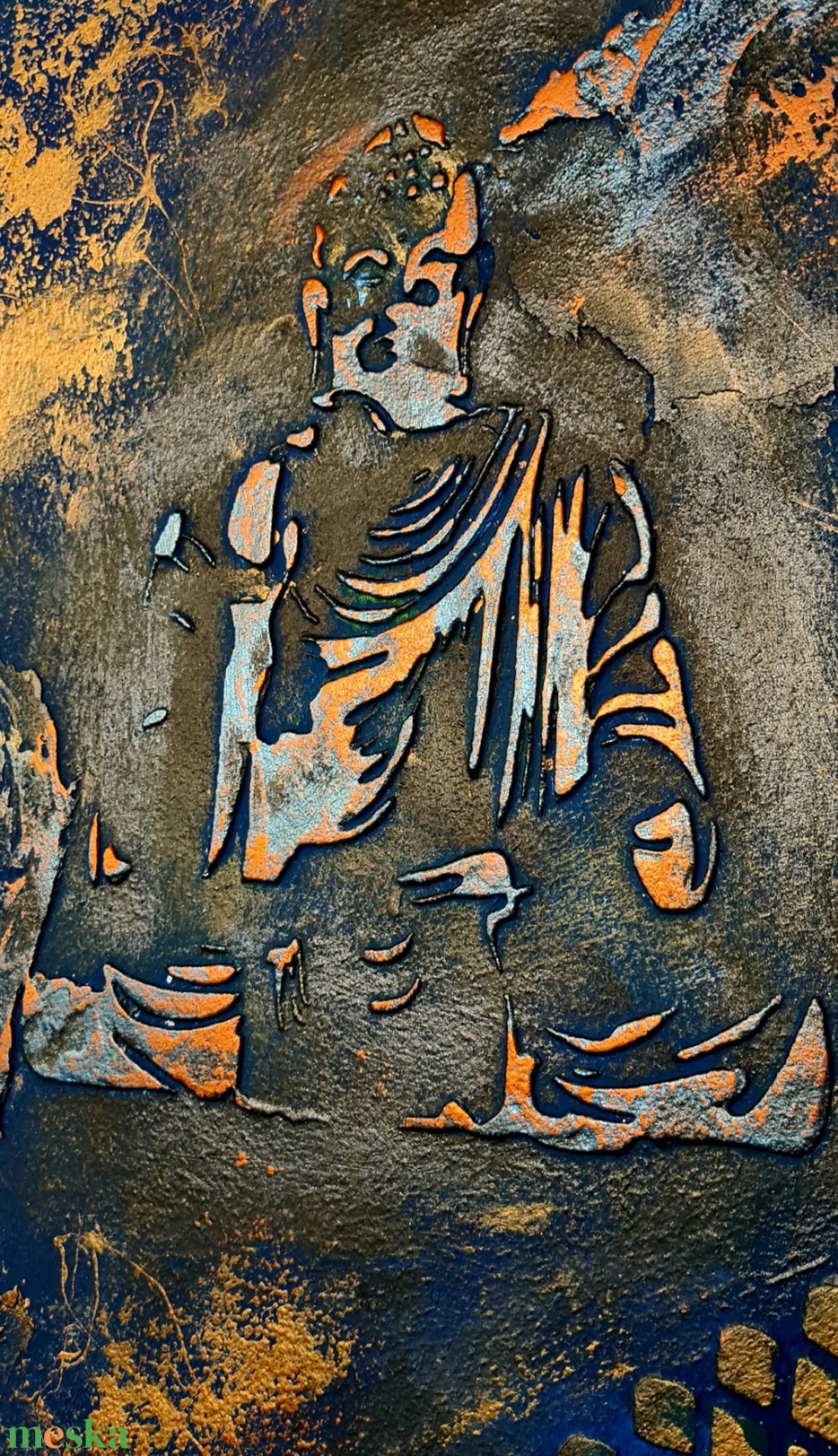 Buddha - művészet - festmény - festmény vegyes technika - Meska.hu Buddha - művészet - festmény - festmény vegyes technika - Meska.hu