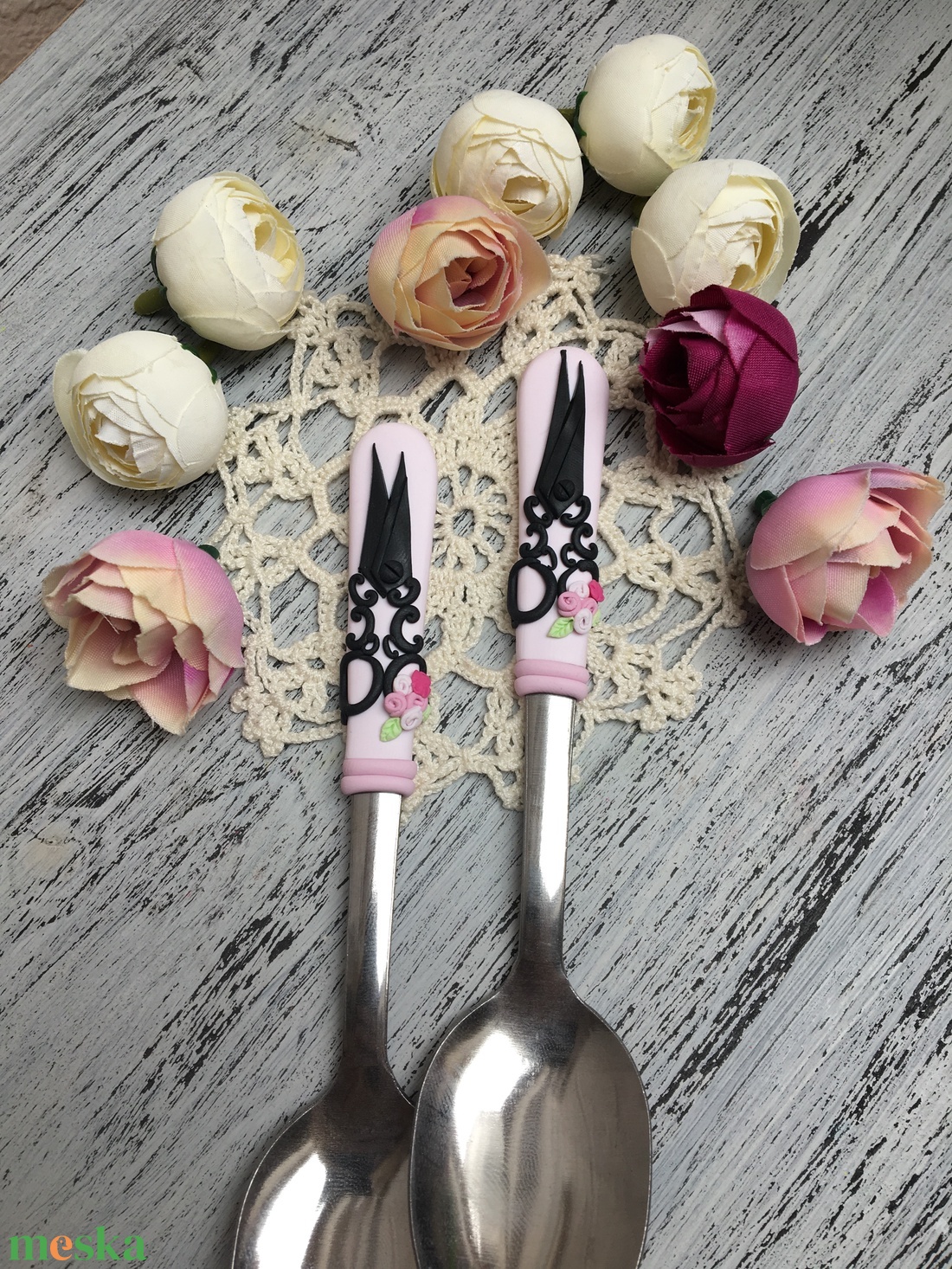 Kiskanál fodrászoknak  - otthon & életmód - konyhafelszerelés, tálalás - sütés, főzés - vágódeszka - Meska.hu