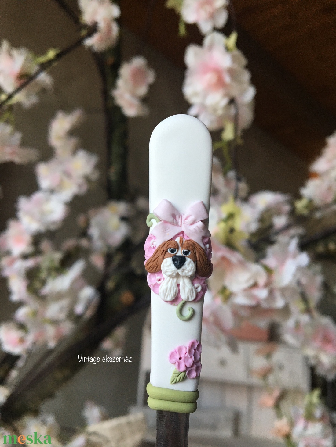 Bodzi kutyás kiskanál  - otthon & életmód - konyhafelszerelés, tálalás - tálalás - kanál & villa - Meska.hu