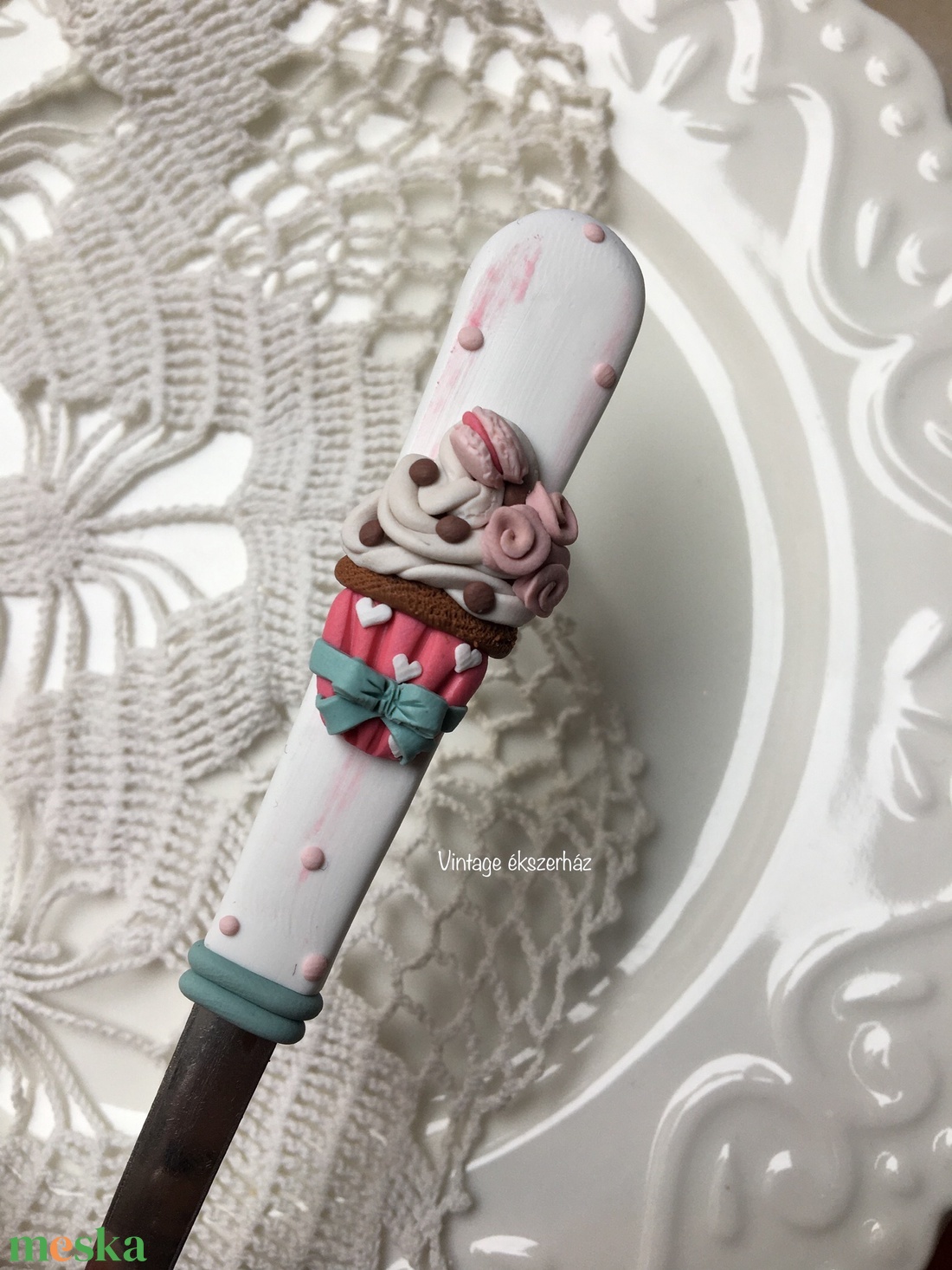 Muffinos kiskanál  - otthon & életmód - konyhafelszerelés, tálalás - tálalás - kanál & villa - Meska.hu