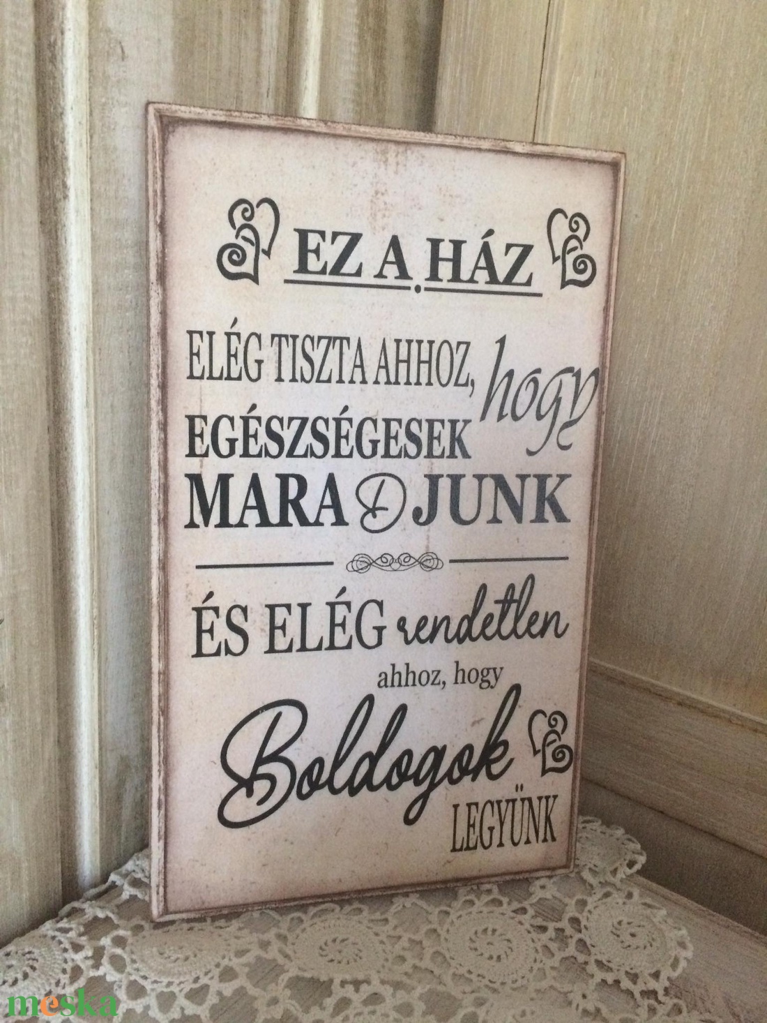 Ez a ház tábla - otthon & életmód - dekoráció - fali és függő dekoráció - falra akasztható dekor - Meska.hu Ez a ház tábla - otthon & életmód - dekoráció - fali és függő dekoráció - falra akasztható dekor - Meska.hu