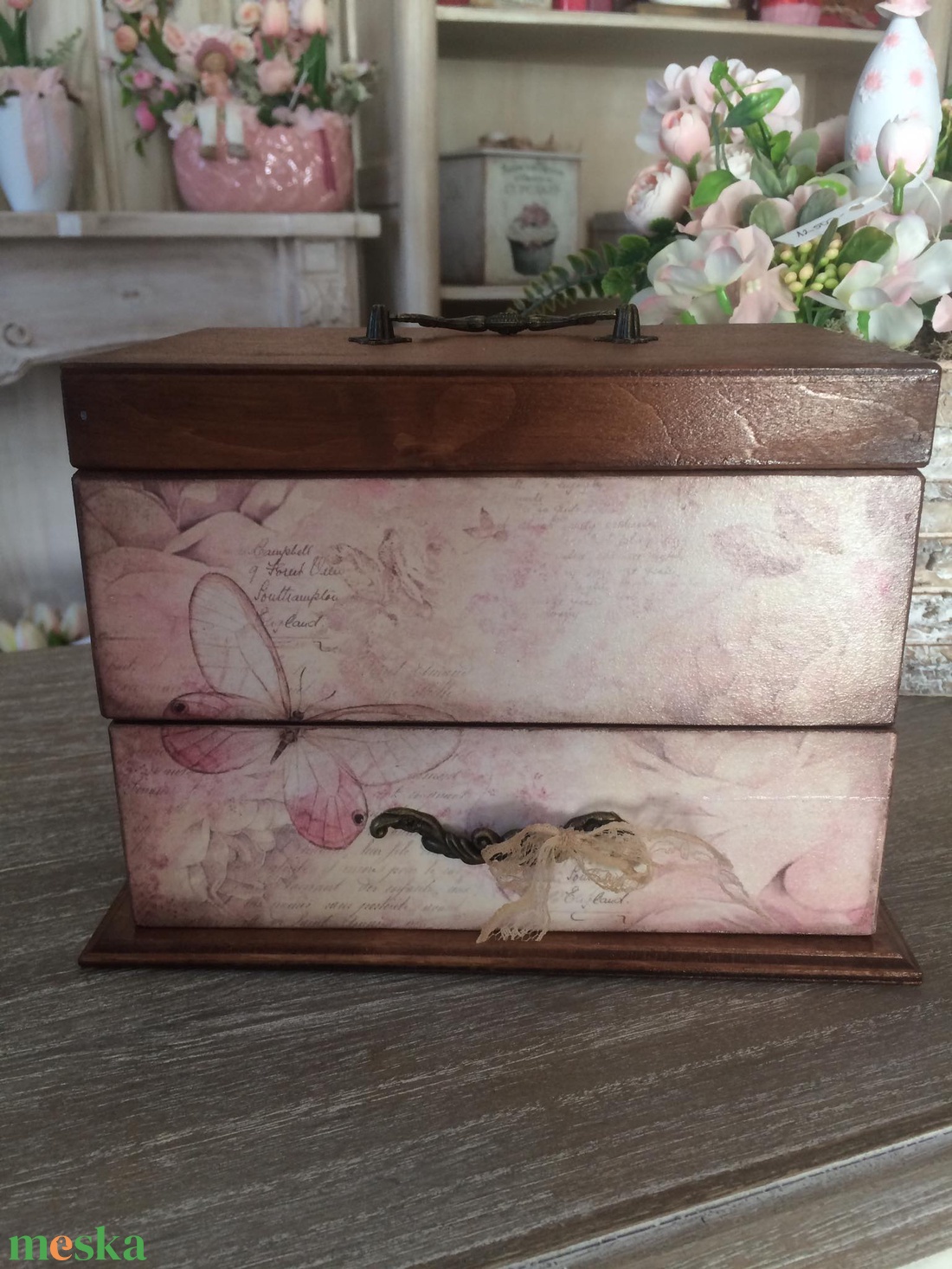 Lepkés vintage ékszertartó - ékszer - ékszertartó - ékszerdoboz - Meska.hu Lepkés vintage ékszertartó - ékszer - ékszertartó - ékszerdoboz - Meska.hu