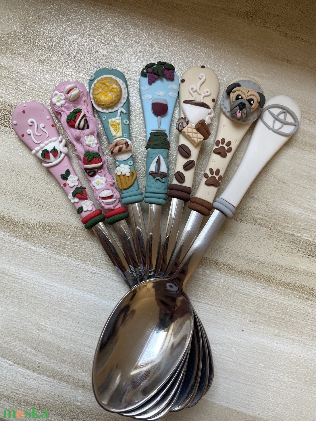 Egyedi kanalak  - otthon & életmód - konyhafelszerelés, tálalás - tálalás - kanál & villa - Meska.hu