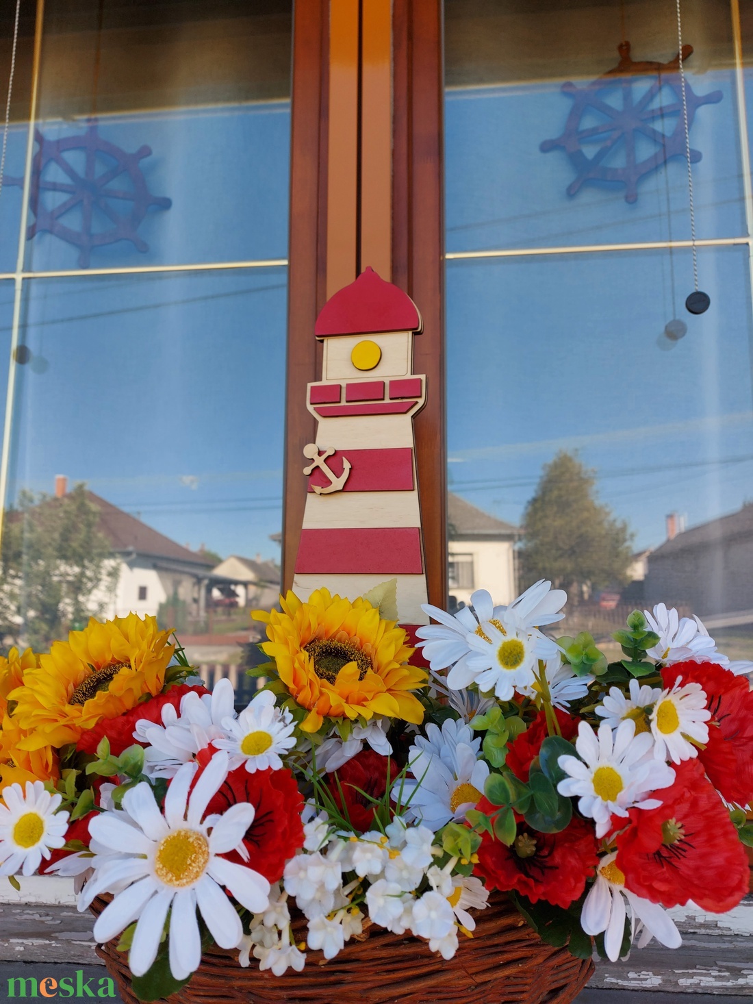 Fa világítótorony, Nagy világítótorony fából - otthon & életmód - ház & kert - kerti dísz - Meska.hu