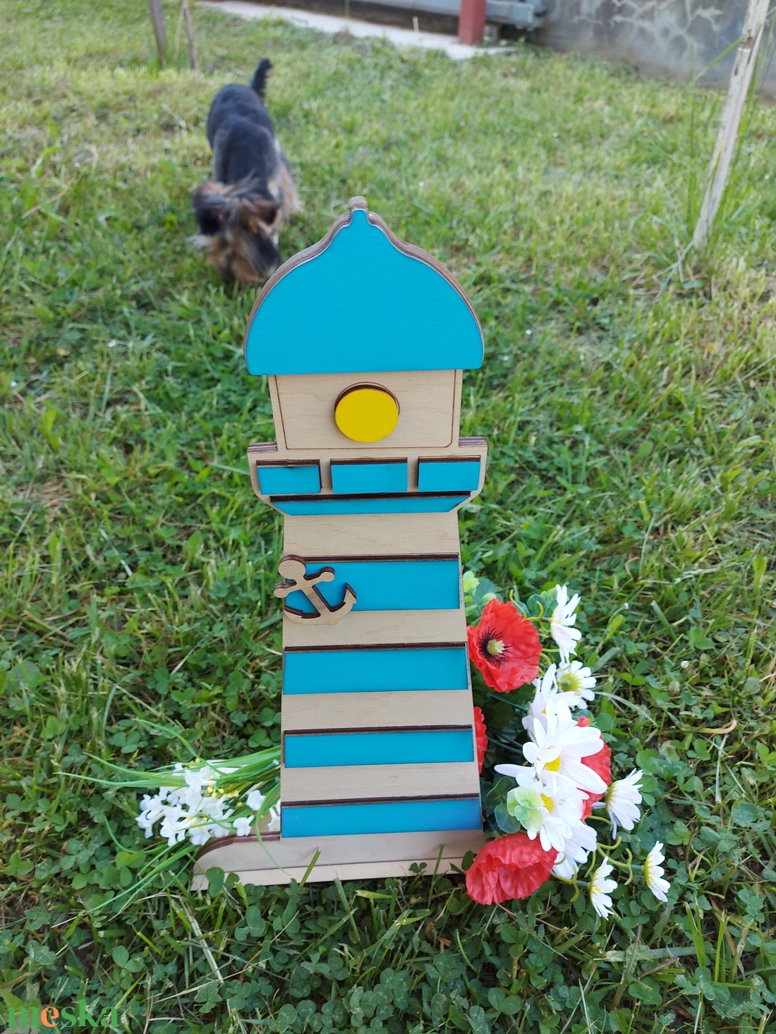 Fa világítótorony, Nagy világítótorony fából - otthon & életmód - ház & kert - kerti dísz - Meska.hu