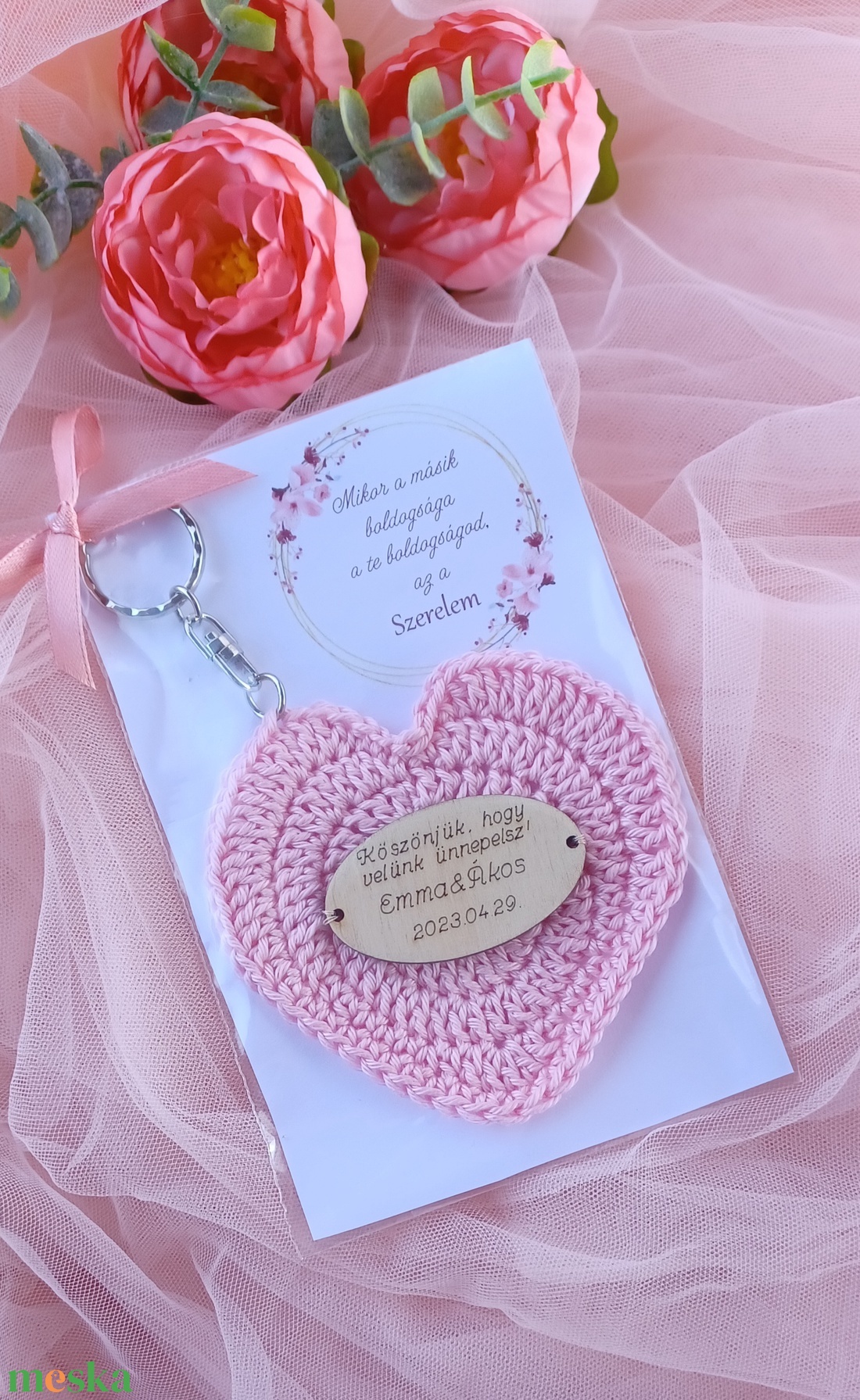 Különleges esküvői köszönetajándék horgolással  - esküvő - emlék & ajándék - köszönőajándék - Meska.hu