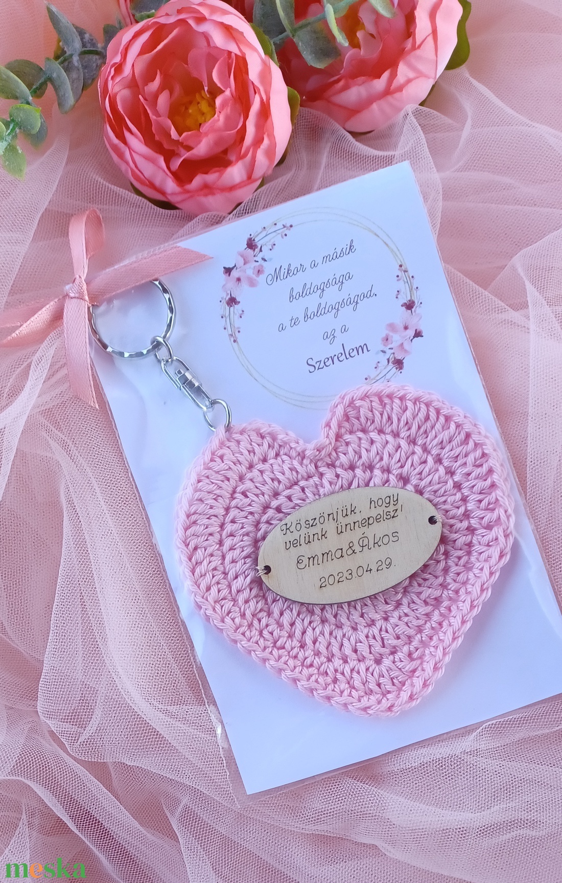 Különleges esküvői köszönetajándék horgolással  - esküvő - emlék & ajándék - köszönőajándék - Meska.hu