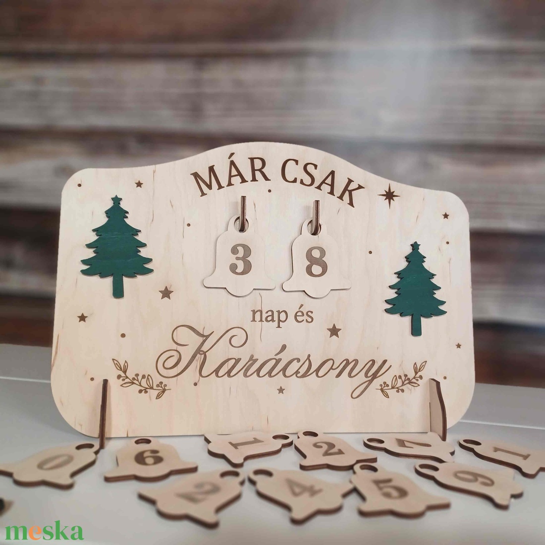 Visszaszámláló Karácsonyig - karácsony - adventi díszek - adventi naptár - Meska.hu Visszaszámláló Karácsonyig - karácsony - adventi díszek - adventi naptár - Meska.hu