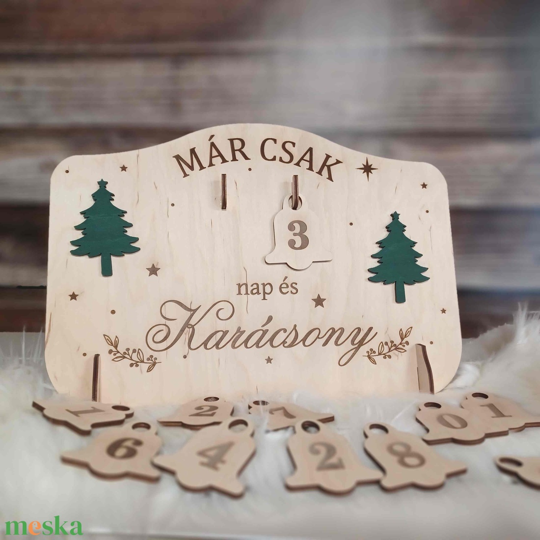 Visszaszámláló Karácsonyig - karácsony - adventi díszek - adventi naptár - Meska.hu Visszaszámláló Karácsonyig - karácsony - adventi díszek - adventi naptár - Meska.hu