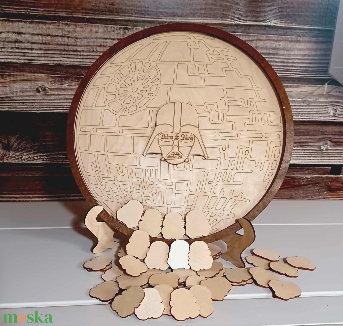 Különleges Star Wars ihletésű esküvői vendégkönyv - esküvő - emlék & ajándék - vendégkönyv - Meska.hu