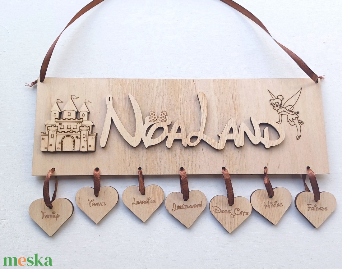 Névtábla saját elképzelésed szerint hobbikkal, vagy családtagokkal és házi kedvencekkel - otthon & életmód - ház & kert - névtábla - Meska.hu