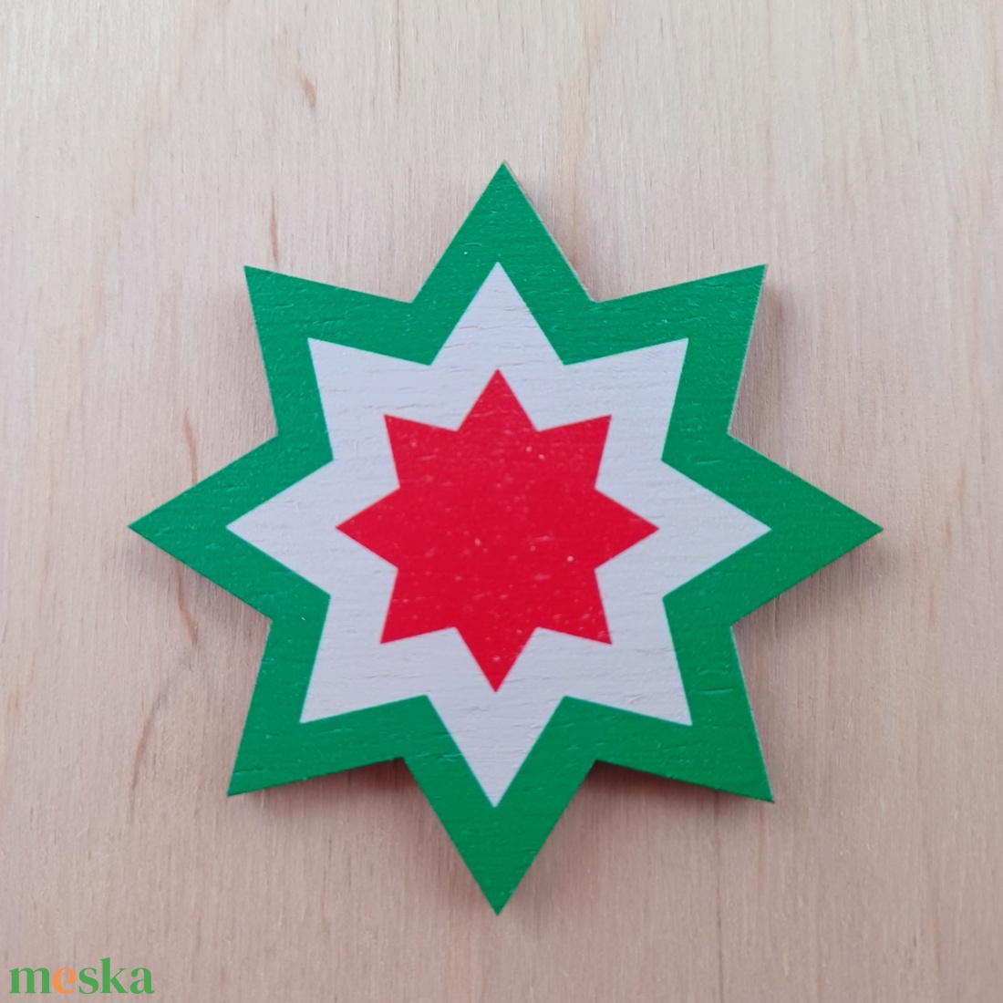 Magyar kokárda kitűző fából - ékszer - kitűző és bross - Meska.hu