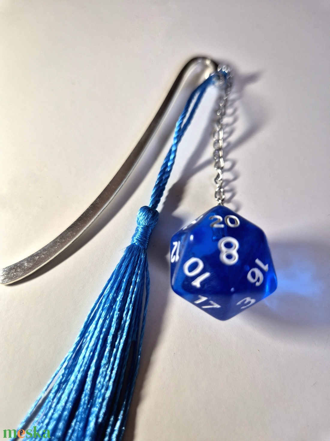 D20 dobókocka könyvjelző - könyv & zene - könyvjelző - Meska.hu