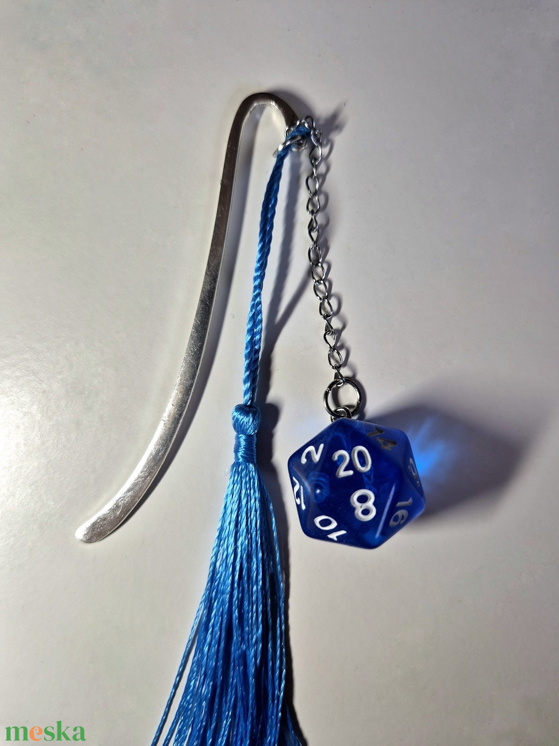 D20 dobókocka könyvjelző - könyv & zene - könyvjelző - Meska.hu