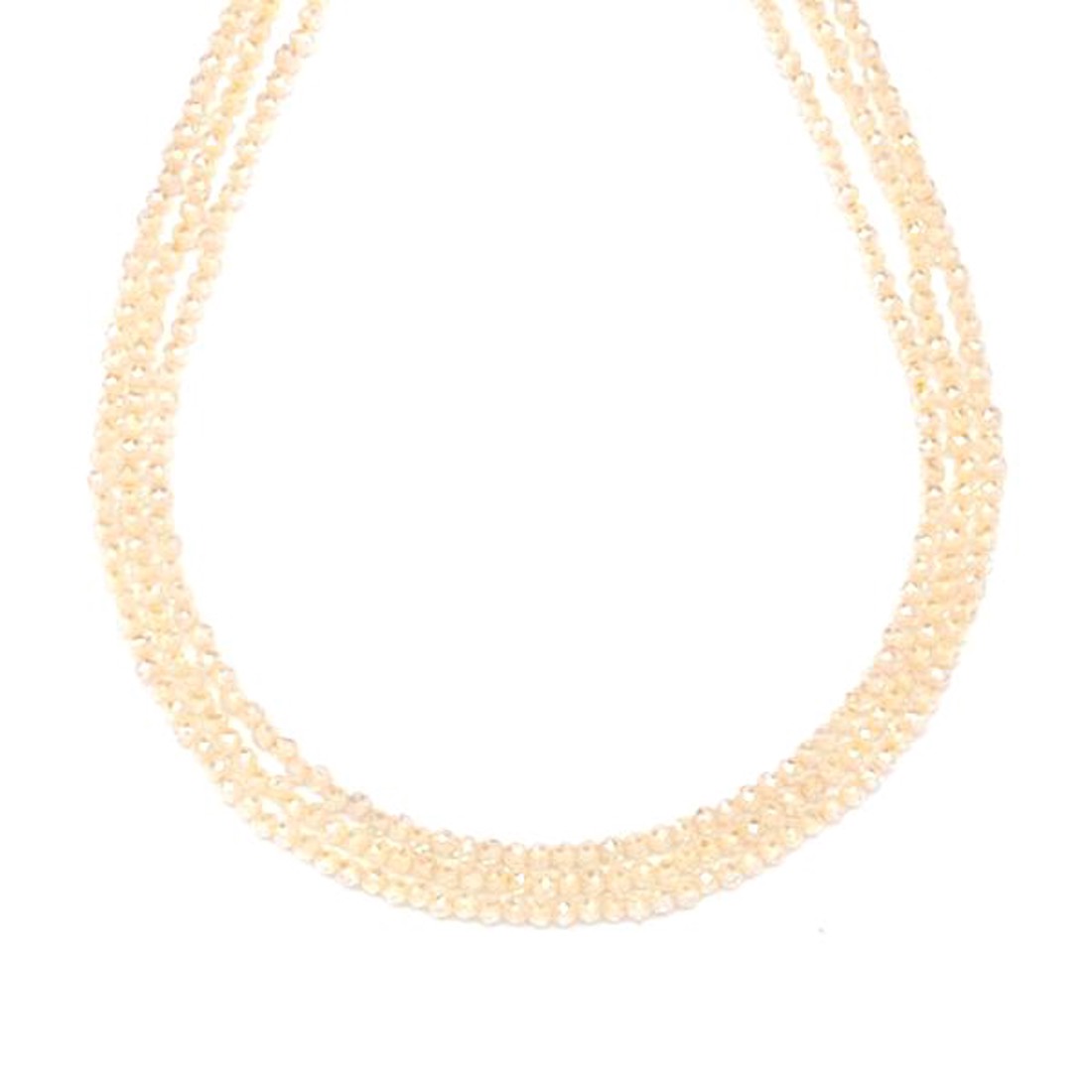 Cirkon fazettált halvány sárga golyó 2mm  ékszerkészítő alapanyag (füzér) - kellékek & szerszámok - ásvány alapanyag - ásványfüzér - Meska.hu