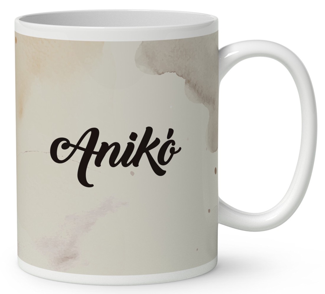 Névvel kérhető - Tündéri kávés manó lány mintás bögre - otthon & életmód - konyhafelszerelés, tálalás - tálalás - bögre & csésze - Meska.hu