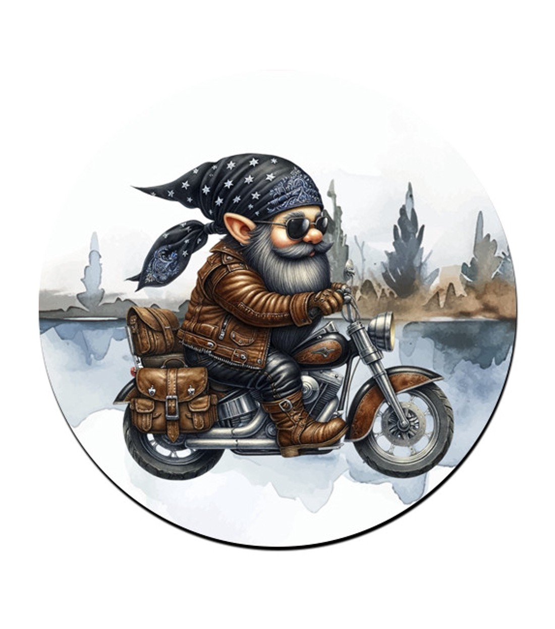 Gumi fákat - Motoros manó mintás bögre alátét -  - Meska.hu