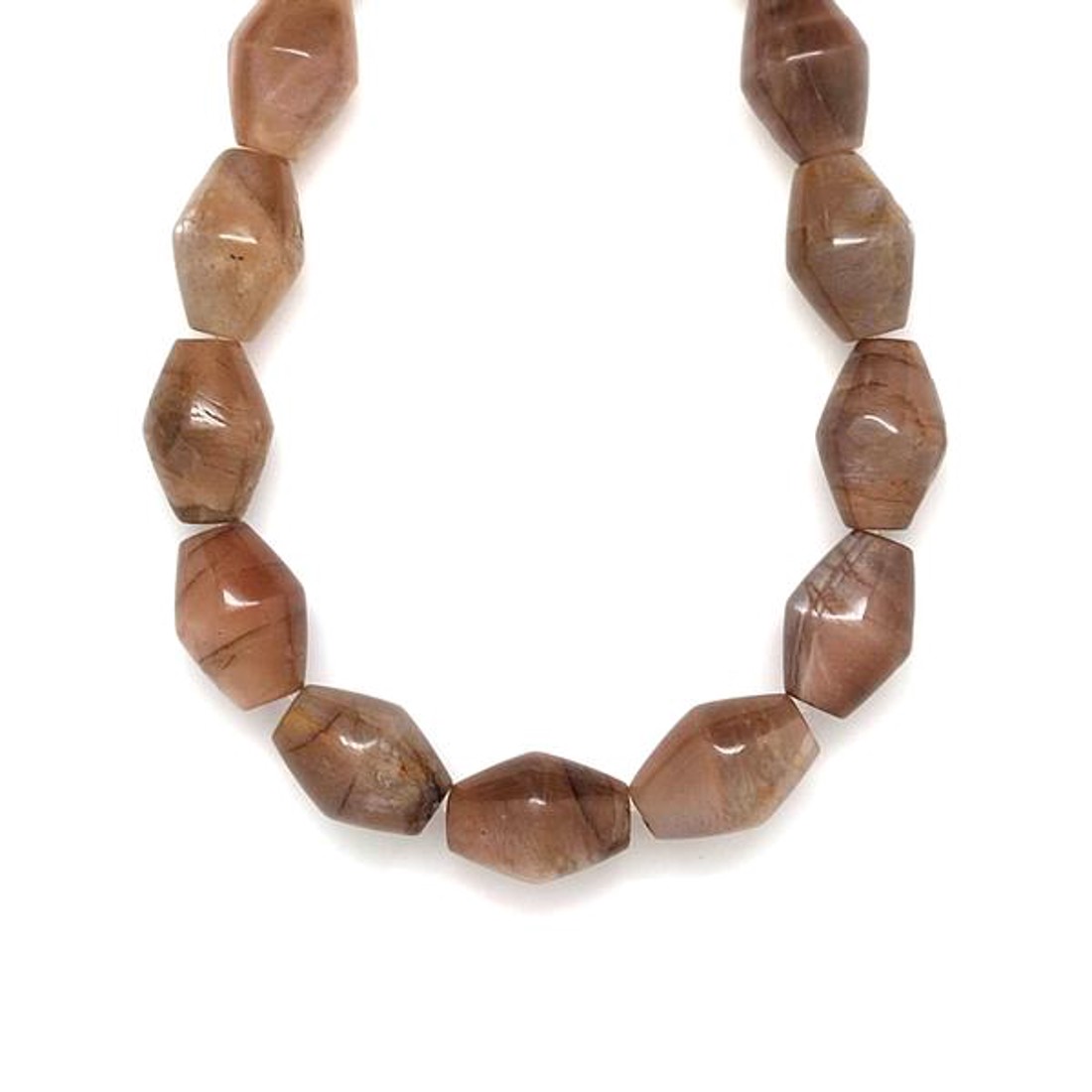 Holdkő krémszín hordó 13x18mm ékszerkészítő alapanyag (füzér) - kellékek & szerszámok - ásvány alapanyag - ásványfüzér - Meska.hu