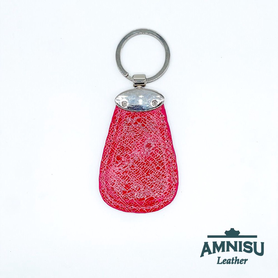 Piros mintás csepp alakú swarovski köves kulcstartó H5016OK - táska & tok - kulcstartó & táskadísz - kulcstartó - Meska.hu