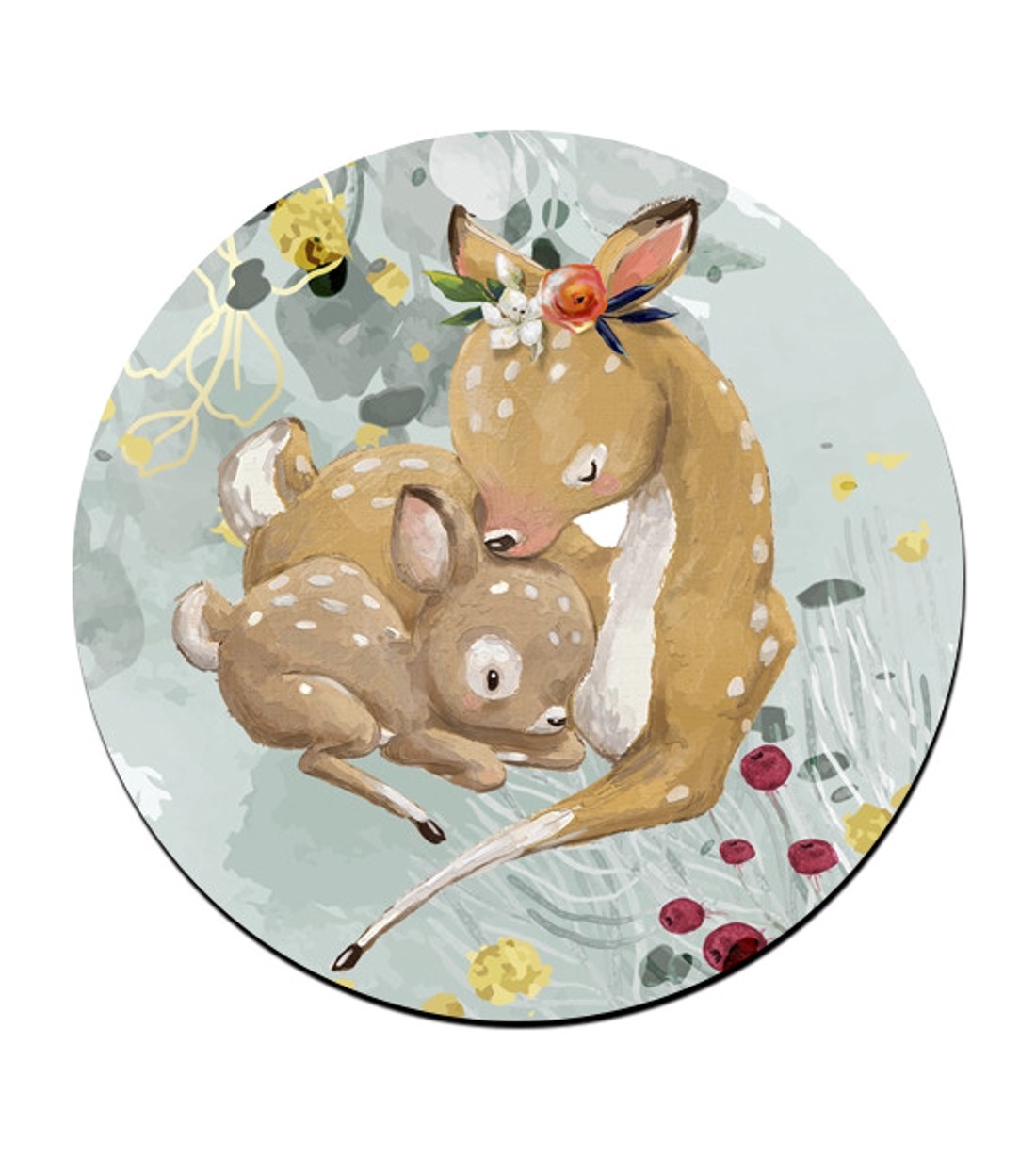 Tündéri Őzikék mintás bögre alátét -  - Meska.hu