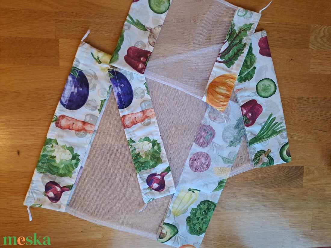 Eladó ezek a bevásárózsákok  - táska & tok - bevásárlás & shopper táska - zöldség/gyümölcs zsák - Meska.hu