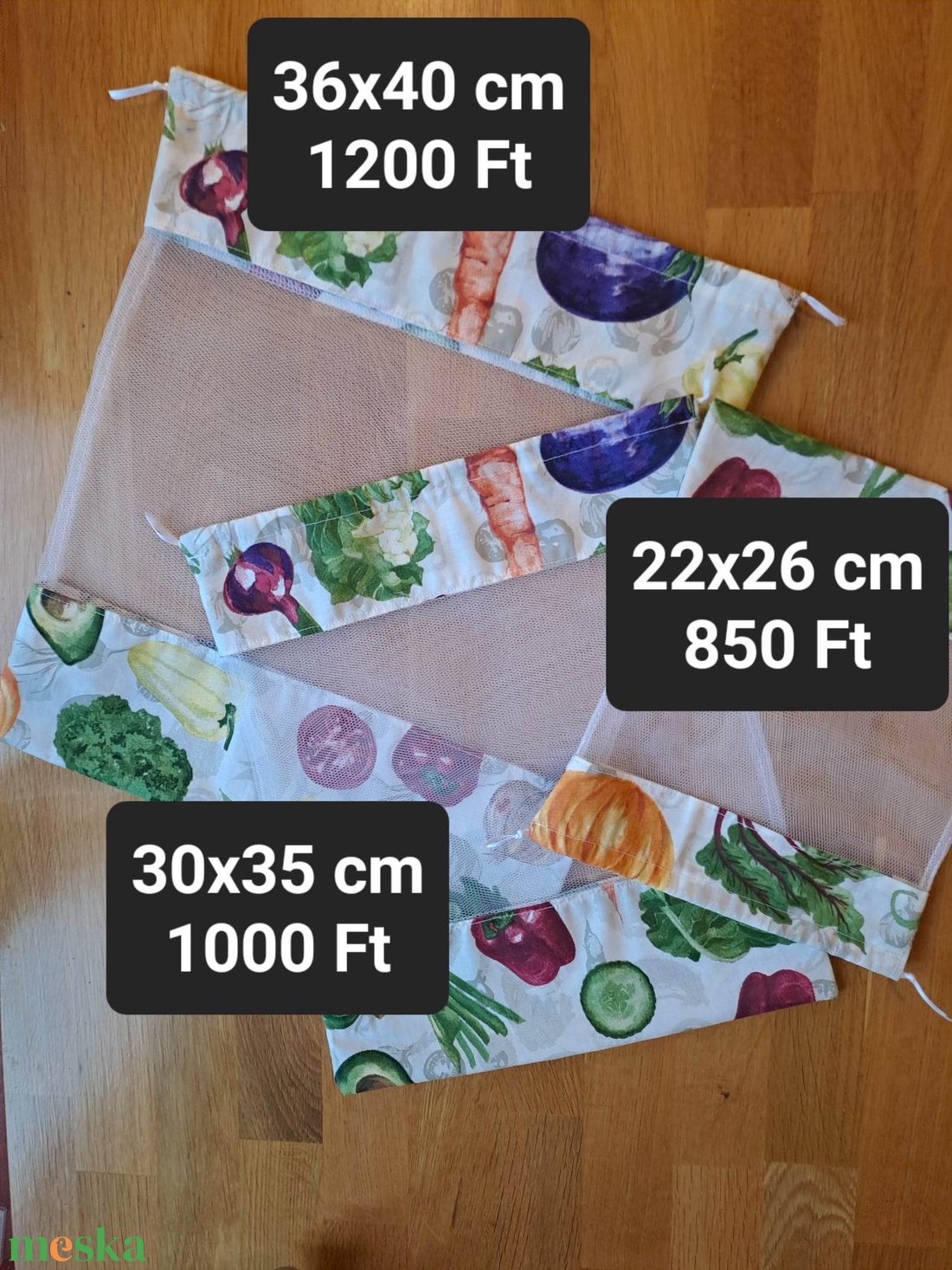 Eladó ezek a bevásárózsákok  - táska & tok - bevásárlás & shopper táska - zöldség/gyümölcs zsák - Meska.hu