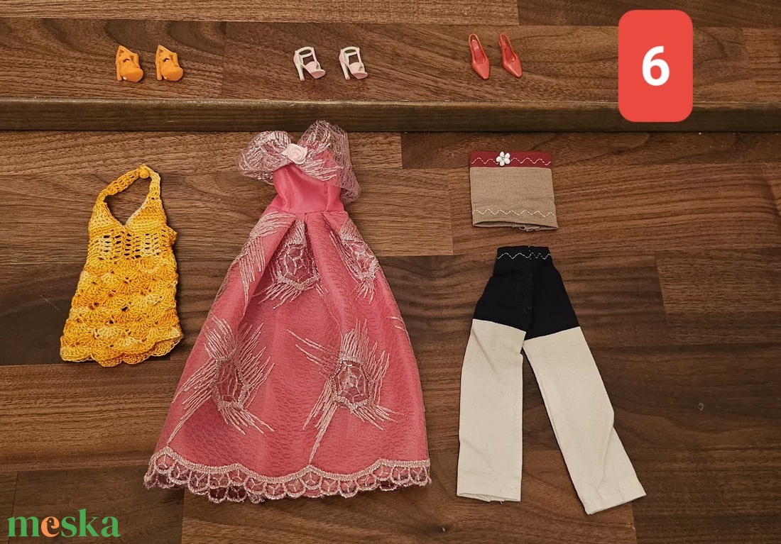 3. Eladó Barbi baba ruha csomag - játék & sport - baba & babaház - barbie ruhák - Meska.hu