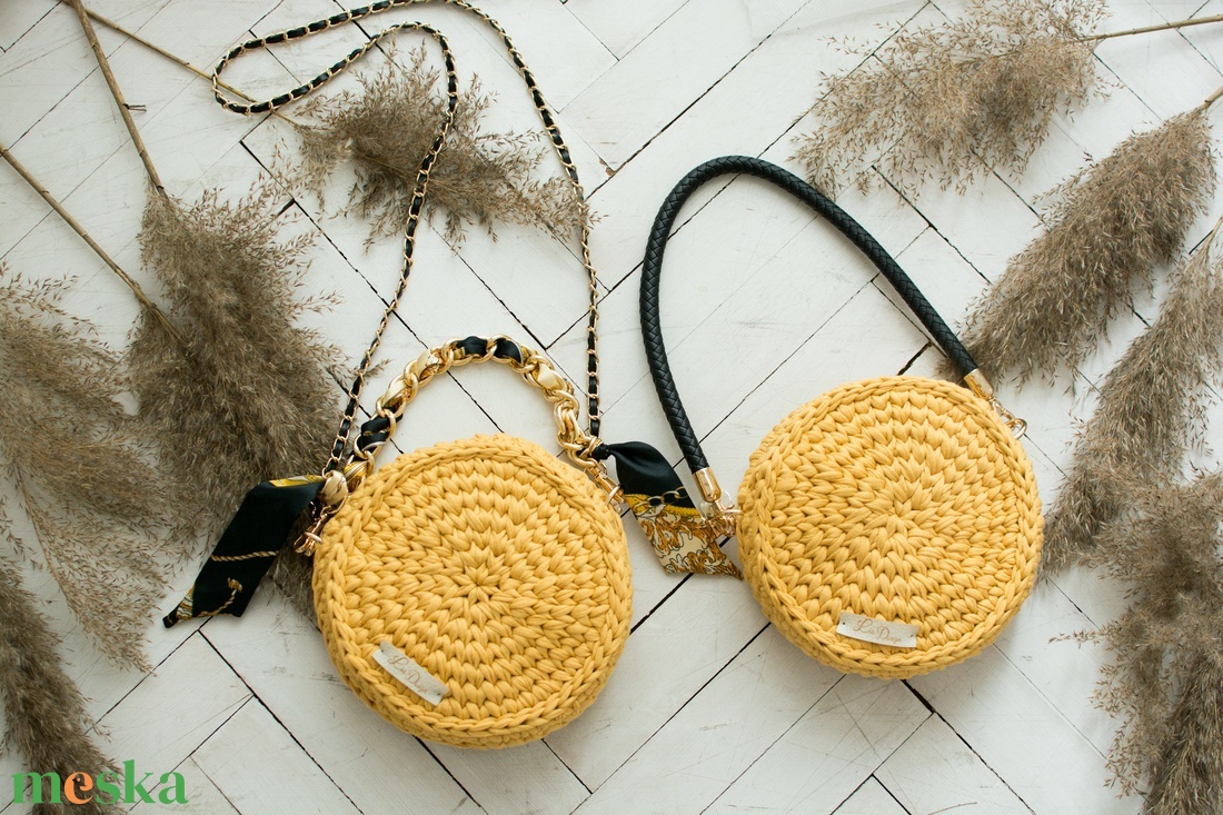 Lollipop - mustár - táska & tok - kézitáska & válltáska - válltáska - Meska.hu