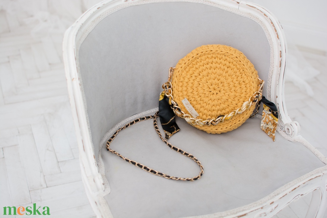 Lollipop - mustár - táska & tok - kézitáska & válltáska - válltáska - Meska.hu