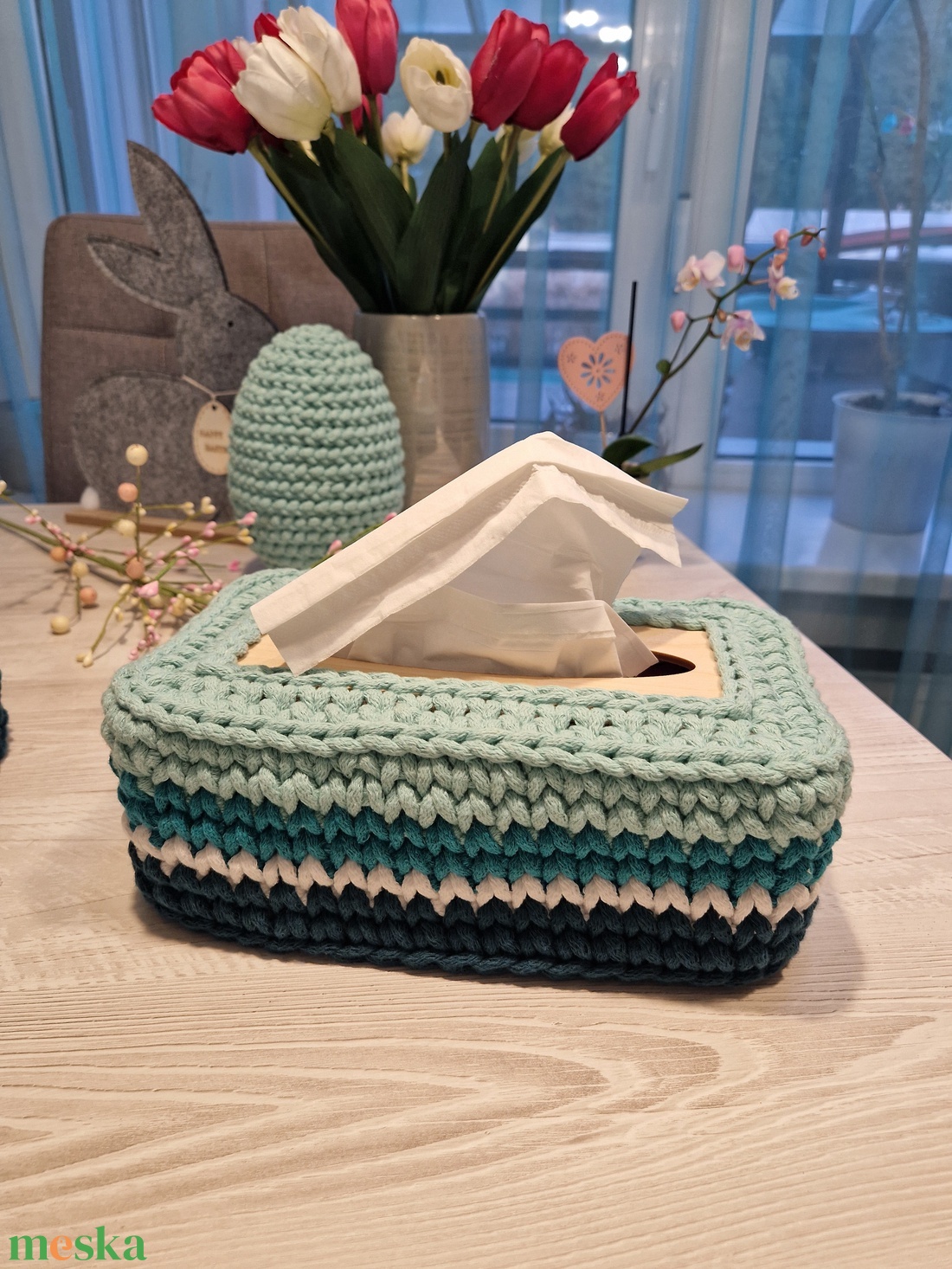 Papírzsebkendő tartó - otthon & életmód - tárolás & rendszerezés - doboz - Meska.hu