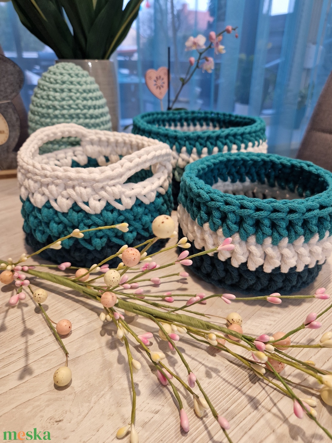 Kosárkák - otthon & életmód - tárolás & rendszerezés - tárolókosár - Meska.hu