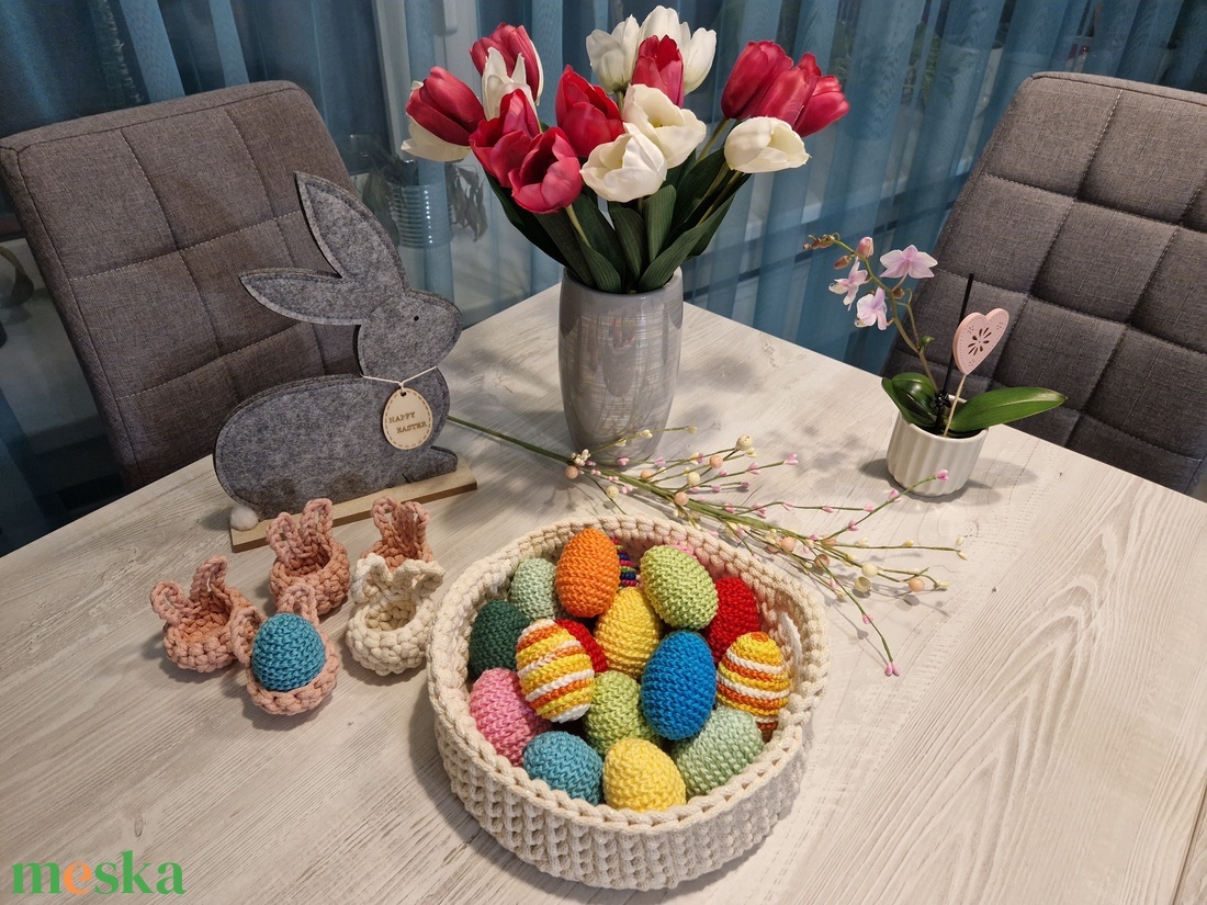 Hímes tojás - esküvő - dekoráció - asztaldísz - Meska.hu