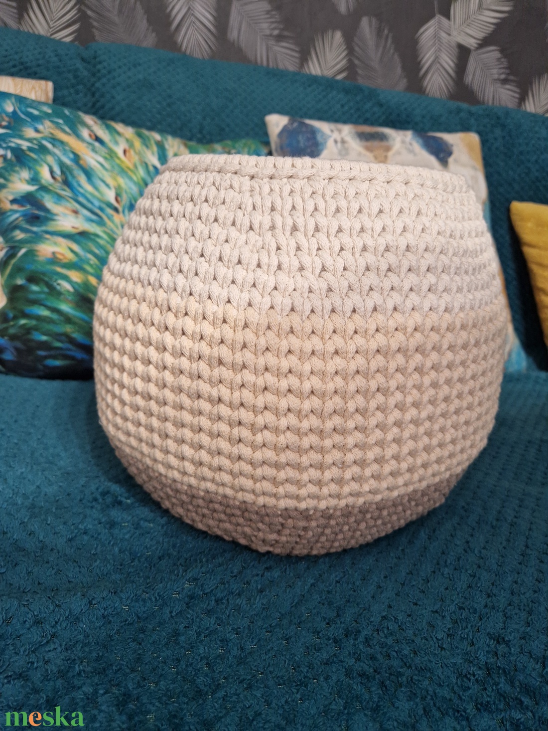 Cica kosár - otthon & életmód - tárolás & rendszerezés - tárolókosár - Meska.hu