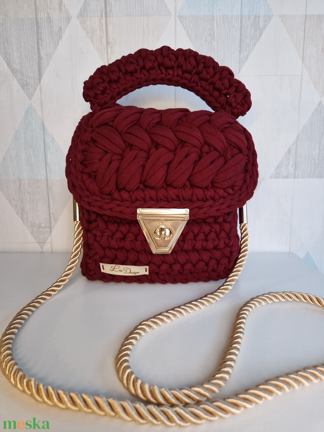 Masrshmallow táska - táska & tok - kézitáska & válltáska - kézitáska - Meska.hu