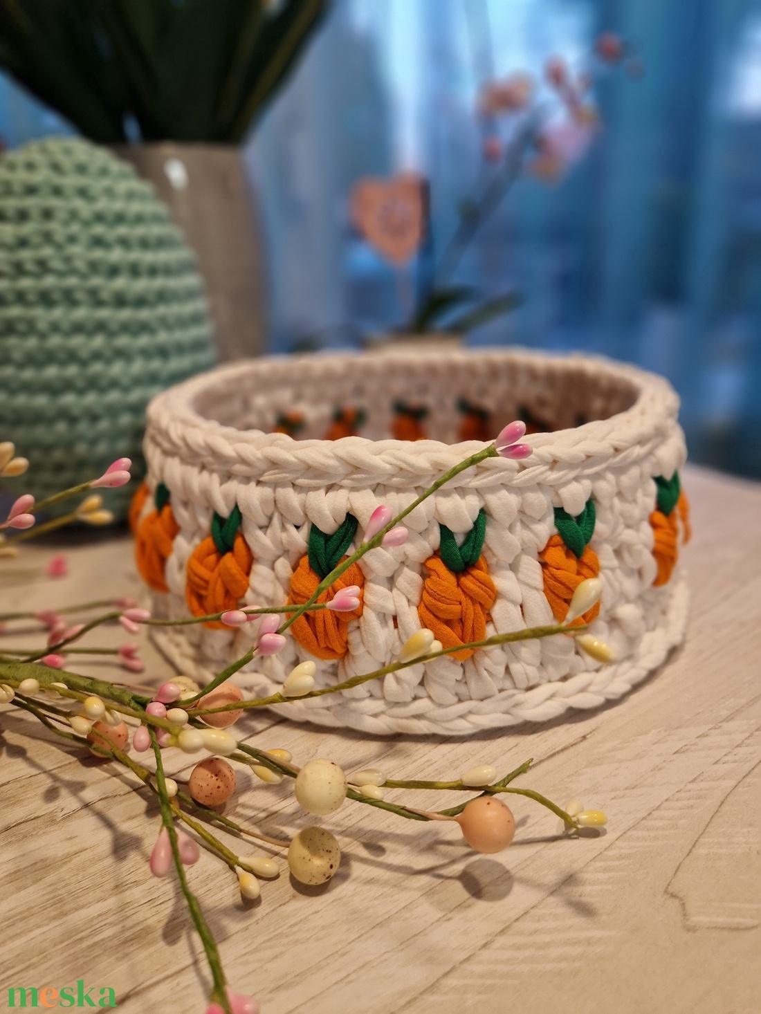 Répás húsvéti kosár - otthon & életmód - tárolás & rendszerezés - tárolókosár - Meska.hu