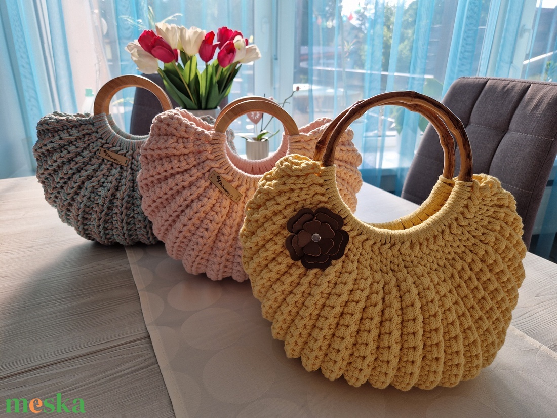 Summer shopper - táska & tok - kézitáska & válltáska - kézitáska - Meska.hu