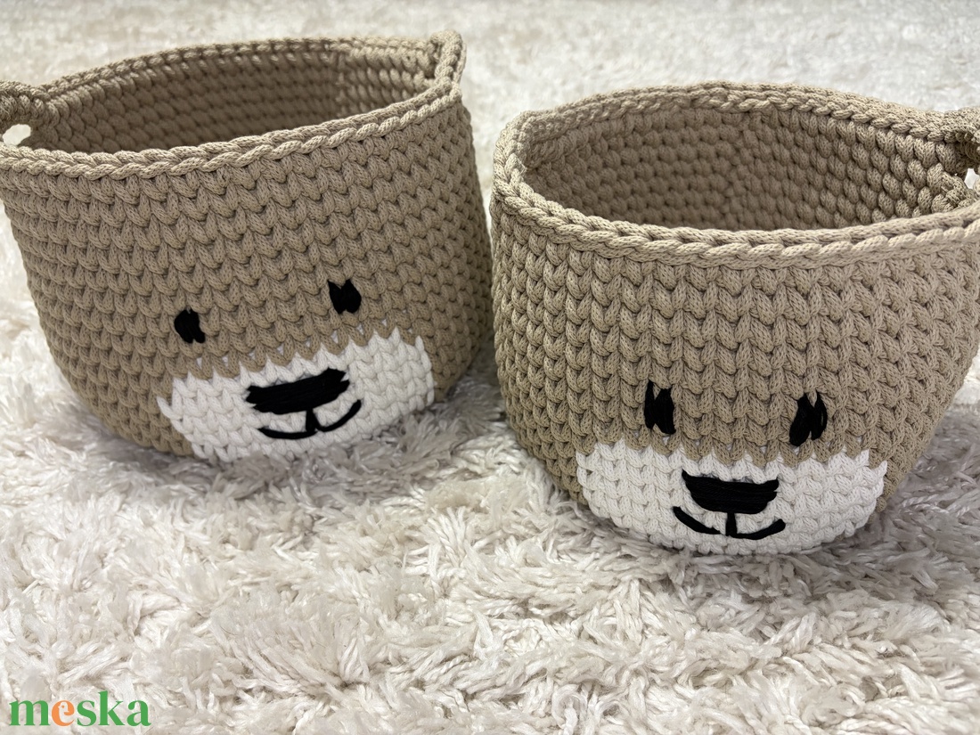 Macis füles kosarak - otthon & életmód - tárolás & rendszerezés - tárolókosár - Meska.hu