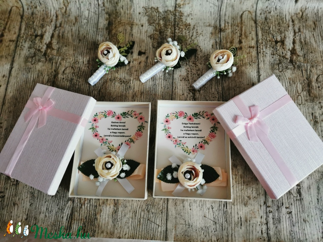 Tanú /Koszorúslány felkérő ajándék -  - Meska.hu