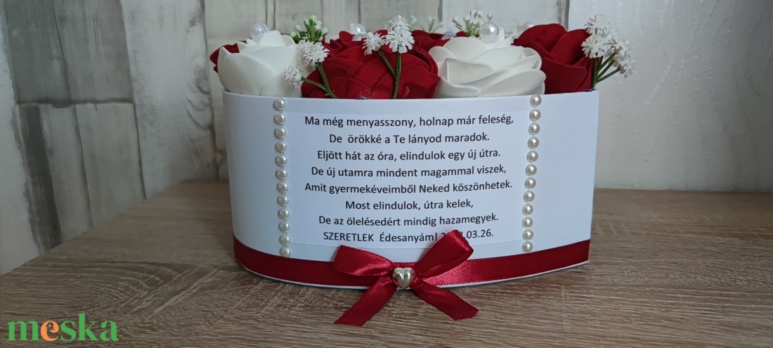 Szülőköszöntő virágbox nagyméretű 22 cm - esküvő - emlék & ajándék - szülőköszöntő ajándék - Meska.hu Szülőköszöntő virágbox nagyméretű 22 cm - esküvő - emlék & ajándék - szülőköszöntő ajándék - Meska.hu
