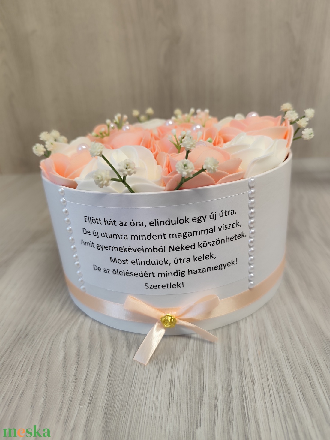 Szülőköszöntő box rózsaszín-fehér - esküvő - emlék & ajándék - szülőköszöntő ajándék - Meska.hu Szülőköszöntő box rózsaszín-fehér - esküvő - emlék & ajándék - szülőköszöntő ajándék - Meska.hu