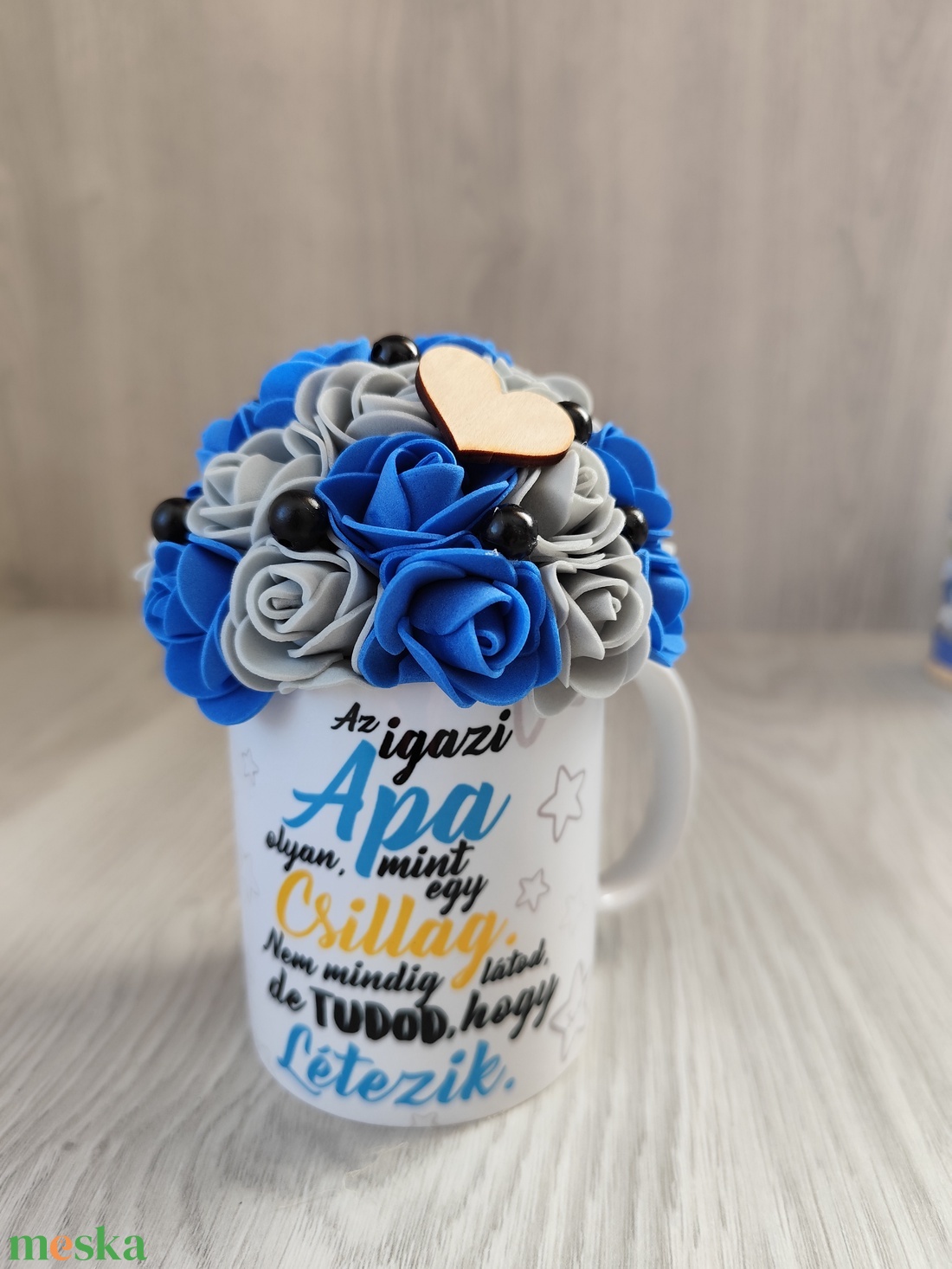 Bögrs dísz Apáknapjára - otthon & életmód - dekoráció - asztal és polc dekoráció - asztaldísz - Meska.hu