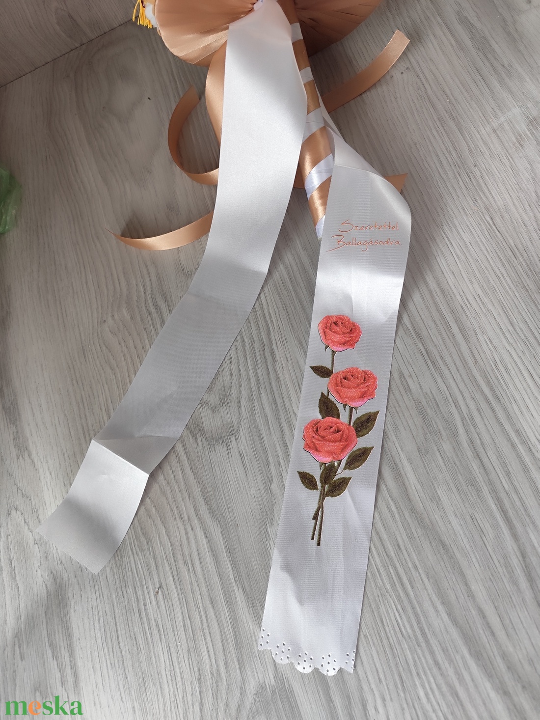 Ballagási csokor- üvegcss - otthon & életmód - dekoráció - virágdísz és tartó - csokor & virágdísz - Meska.hu