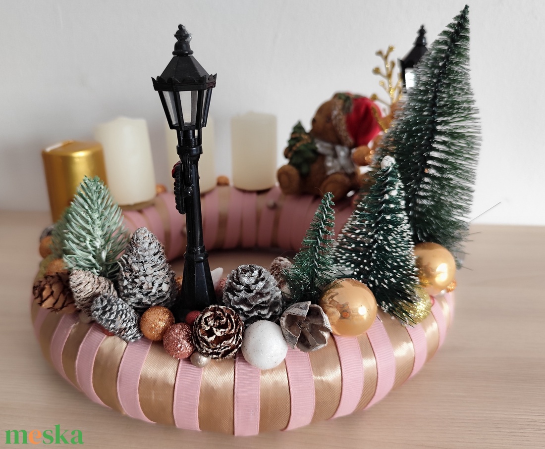 Adventi koszorú macis - karácsony - adventi díszek - adventi koszorú - Meska.hu Adventi koszorú macis - karácsony - adventi díszek - adventi koszorú - Meska.hu