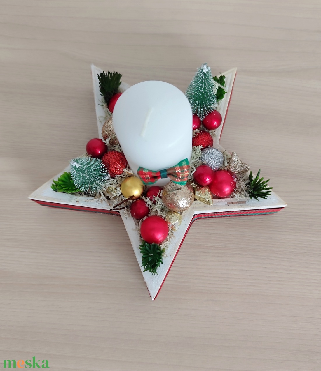 Adventi asztaldísz - karácsony - adventi díszek - adventi asztaldísz - Meska.hu