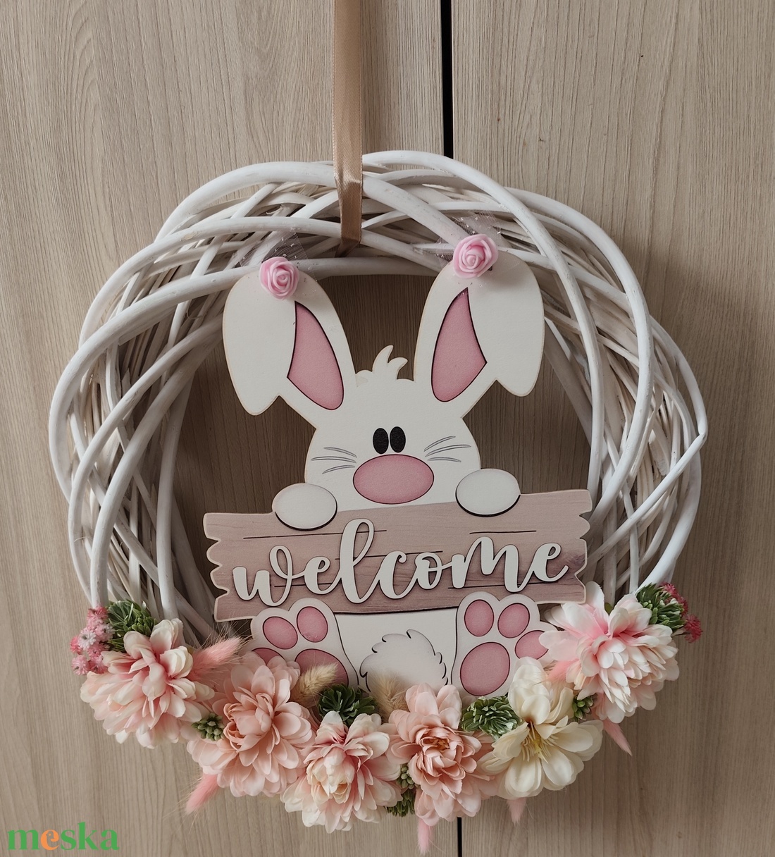 Húsv�zi ajtódísz - otthon & életmód - dekoráció - ajtó- és ablak dekoráció - ajtódísz & kopogtató - Meska.hu