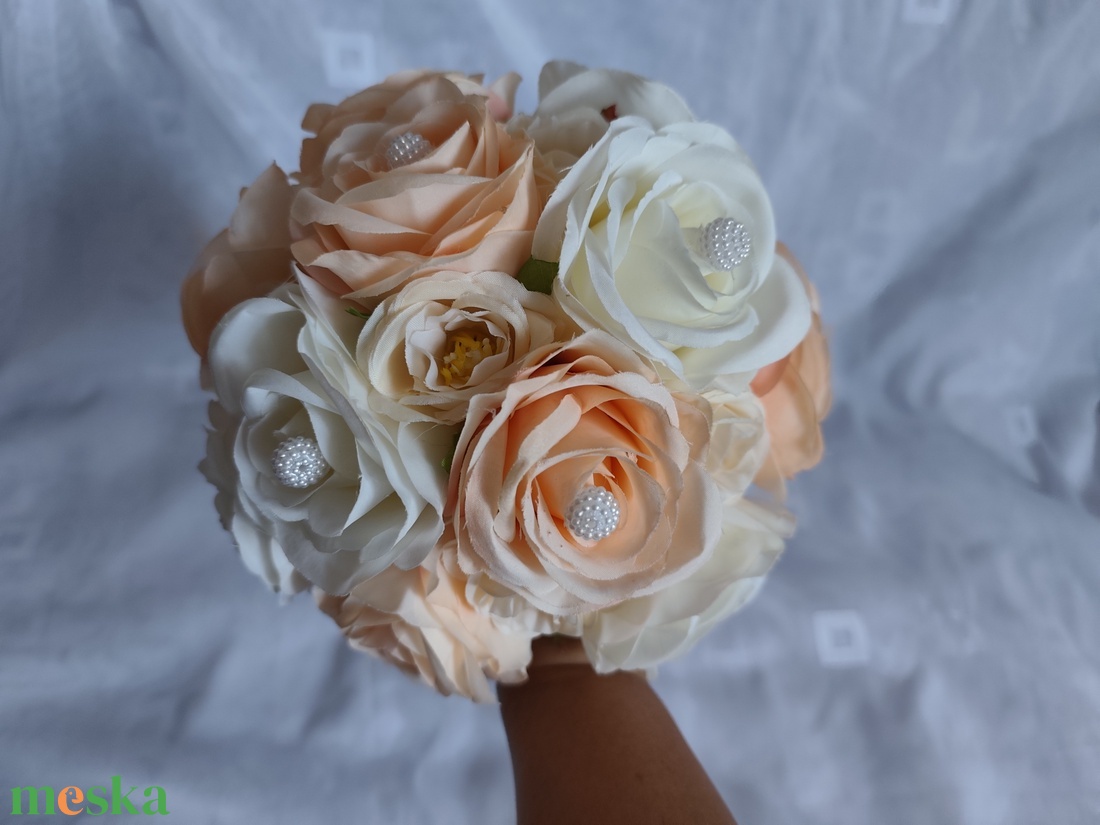 Menyasszonyi örökcsokor  - esküvő - menyasszonyi- és dobócsokor - Meska.hu